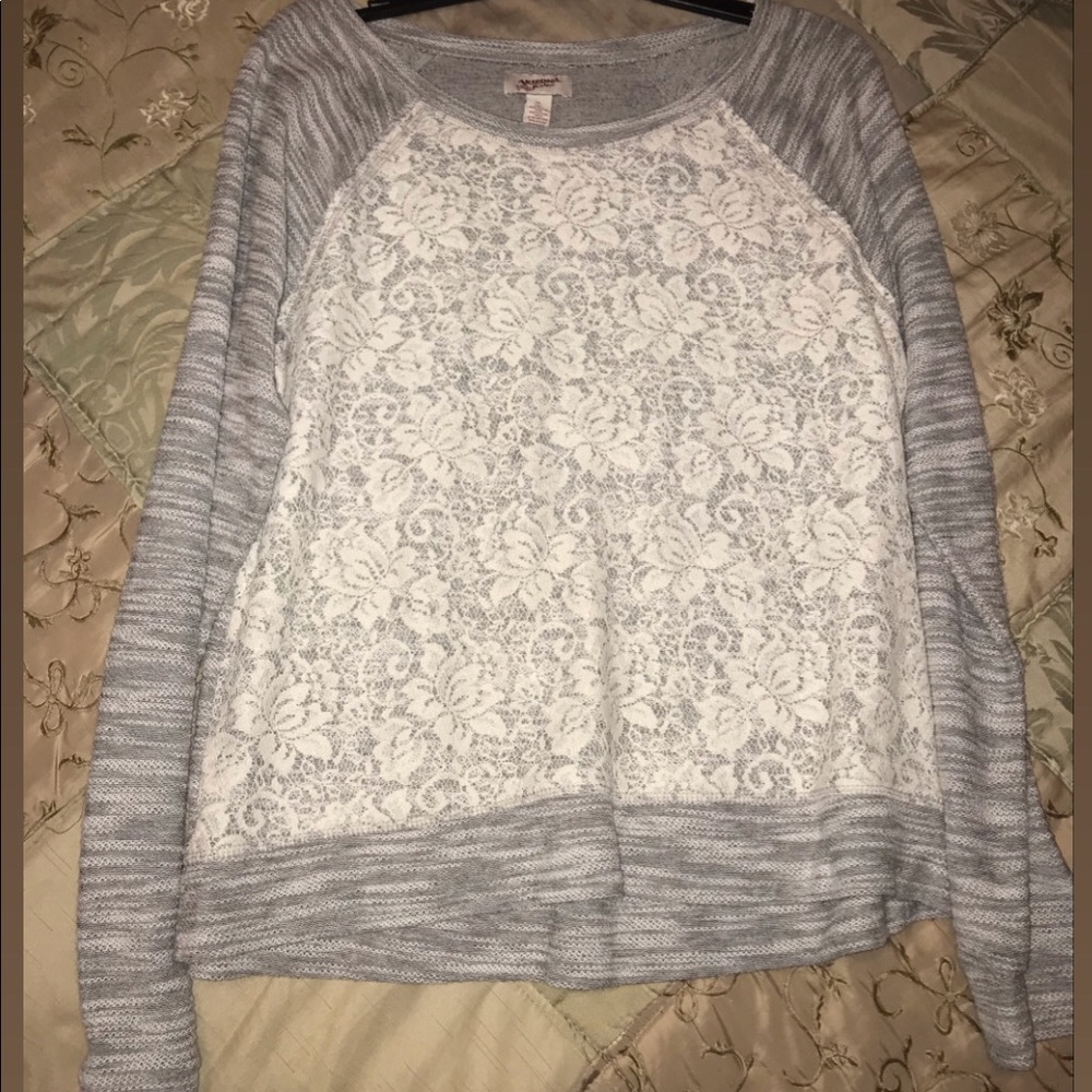 Lace sweater